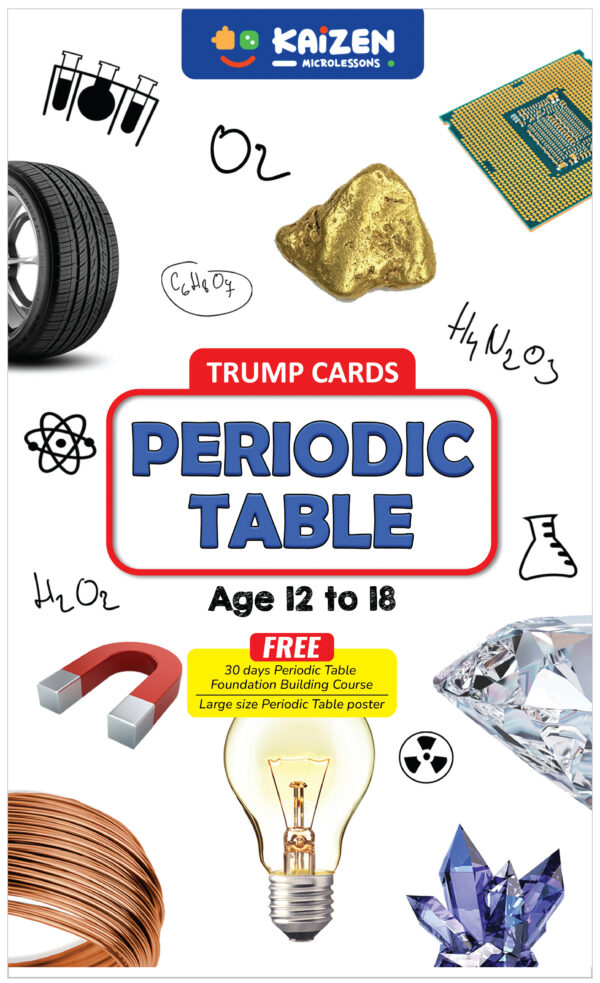 Periodic Table Trump Card Game for All Ages - Includes Large Sized Periodic Table Chart
